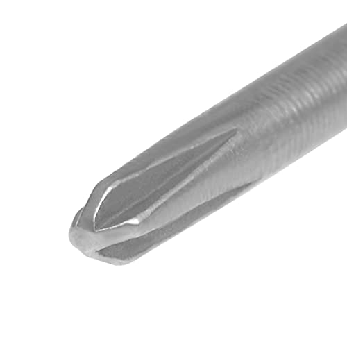 uxcell 10 Pcs 1.6mm PH00 Magnetic Phillips Screwdriver Bits, 1/4 Inch Hex Shank 2.56-inch Length S2 Power Tool