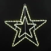 Novelty Lights LED Warm White Star Rope Light Motif Sculpture, 20