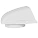 QccHieUs Marine Intake Exhaust Cowl Vent Outdoor Air Vent Cover High Performance Practical 3 inch for Hardware Boat, White