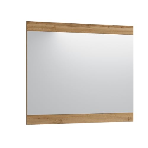 Lomadox Flurspiegel Garderobenspiegel, in Eiche, ca. 90x77 cm