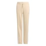 adidas Unisex Kids Essentials 3 Stripes Pants, Crystal Linen/White, 7-8 Years