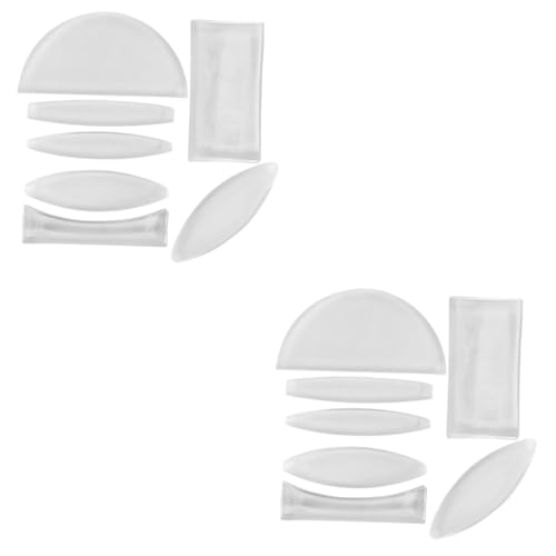 HOOTNEE 14 Pcs Physics Optics Lens Set Convex Concave Lenses Optical Experiment Kit for Education High Precision Acrylic Material