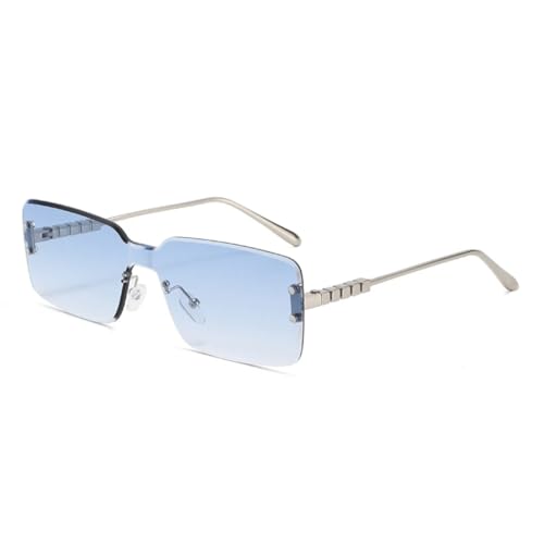 Lunettes de soleil en métal protection UV400 totale anti-éblouissement