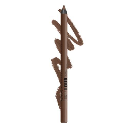 NYX Professional Makeup Crayon à Lèvres Mat, Sans transfert, Waterproof, Sans Bavure, Longue Tenue, Formule Vegan, Line Loud, Rebel Kind (17)