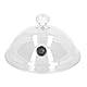 Gsycle Rauchen Kuppel Abdeckung, 6.3in Rauch Infuser Raucher Kuppel Deckel Transparente Acryl Lebensmittel Abdeckung Rauchen Kuppel Deckel Cocktail Getränke Rauchen Deckel für Bar BBQ Getränke