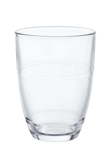 Duralex 6X Clear 360ml Highball Glasses - Gigogne Tempered Glass Water Gin Juice Cocktail Drinking Glassware Set