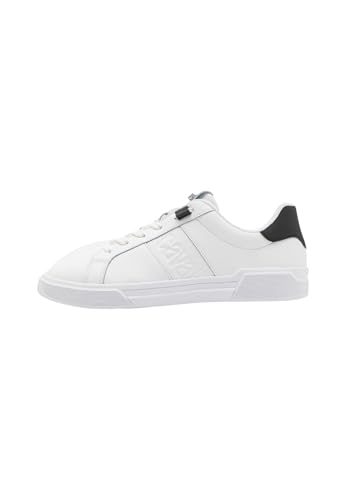  Just Cavalli Scarpe Uomo, Modello Sneakers Basse Fondo Minimal 74QB3SB2ZP287, Realizzate in Pelle. 42 Bianco
