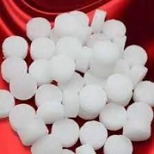 SINQEX Pure White Colored Camphor/Kapoor Champhor Tablets (Kapoor Goli) for Puja, Aarti, Meditation (50 Grams) Tablets-image-1