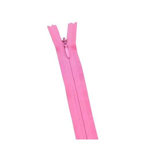 Fermeture éclair 60 cm rose n°3 pour réparer facilement vos vêtements et trousses à outils