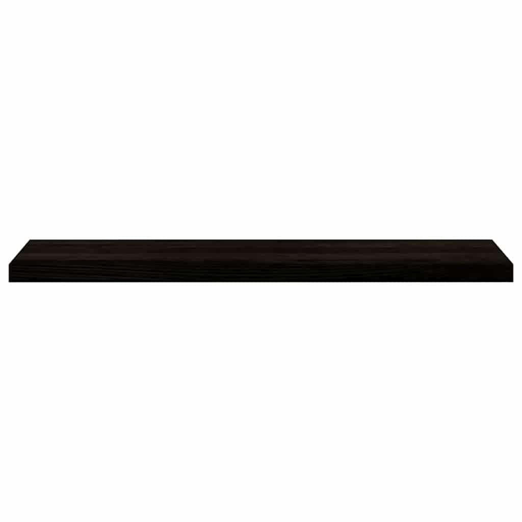 12 stopni brązowo-czarny, 110 x 30 x 2 cm, lite drewno dębowe | Lite drewno dębowe, ciemnobrązowe wykończenie, wszechstronne zastosowanie jako parapet, łatwa pielęgnacja