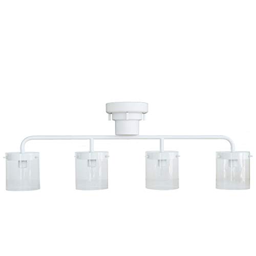 aina シーリングライト4灯 valo ヴァロ 6畳 ガラス 天井照明 おしゃれ 照明器具 照明 天井 北欧 リビング ダイニング ホワイト A75-043WH