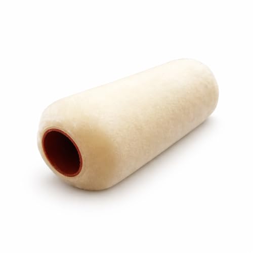 Tru-Lamb 9 Lambskin Paint Roller Covers 100% Natural Lambswool Professional Roller for Oil & Latex Paint Stain Varnish & Sealers Smooth Professional Finish (9 x 3/4 - 1 Pack)