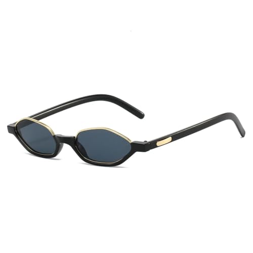 Lunettes de soleil UV400 haut de gamme pour femme en métal fin et léopard