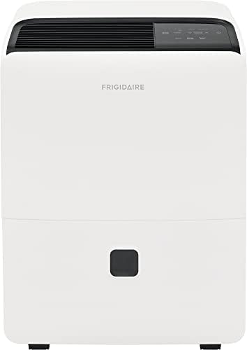 Frigidaire FFAD6022W1 Dehumidifier, High Humidity 60 Pint Capacity Dehumidifier with a Easy-to-Clean Washable Filter and Custom Humidity Control for maximized comfort, in White