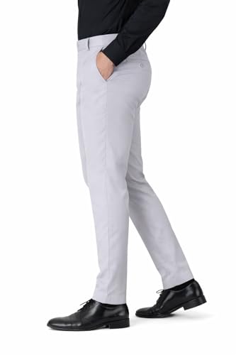 Image of Formal Pants for Men Office Wear - Premium Regular Fit Formal Trouser for Men, Boys, Gents Bottom Formal wear for Office Meeting, Party, Gathering, Wedding