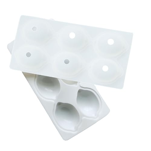 Molde de silicona 6 cavidades en forma de limón para postres miniatura 5