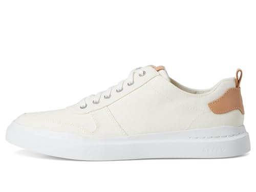 Cole Haan mens Grandpro Rally Canvas Court Sneaker, Ivory/Natural, 11.5 US