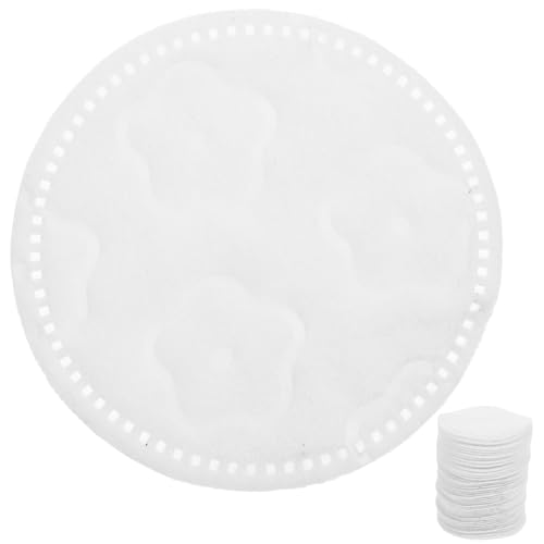 Healeved Thick Pure Cotton Facial Pads Makeup Removal Pads 58mm Rounds for Cleansing and Exfoliating