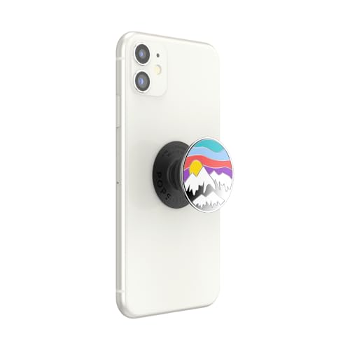 Image of ​​​​PopSockets Phone Grip with Expanding Kickstand, Adhesive Grip, Enamel - Altitude Adjustment