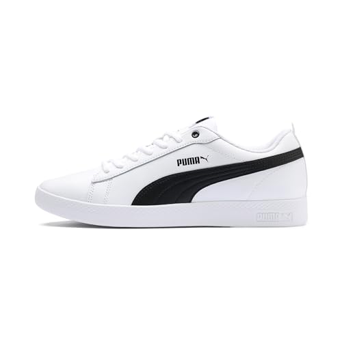 Basket Puma Smash Wns v2 L blanche et noire en taille 36 pour femme