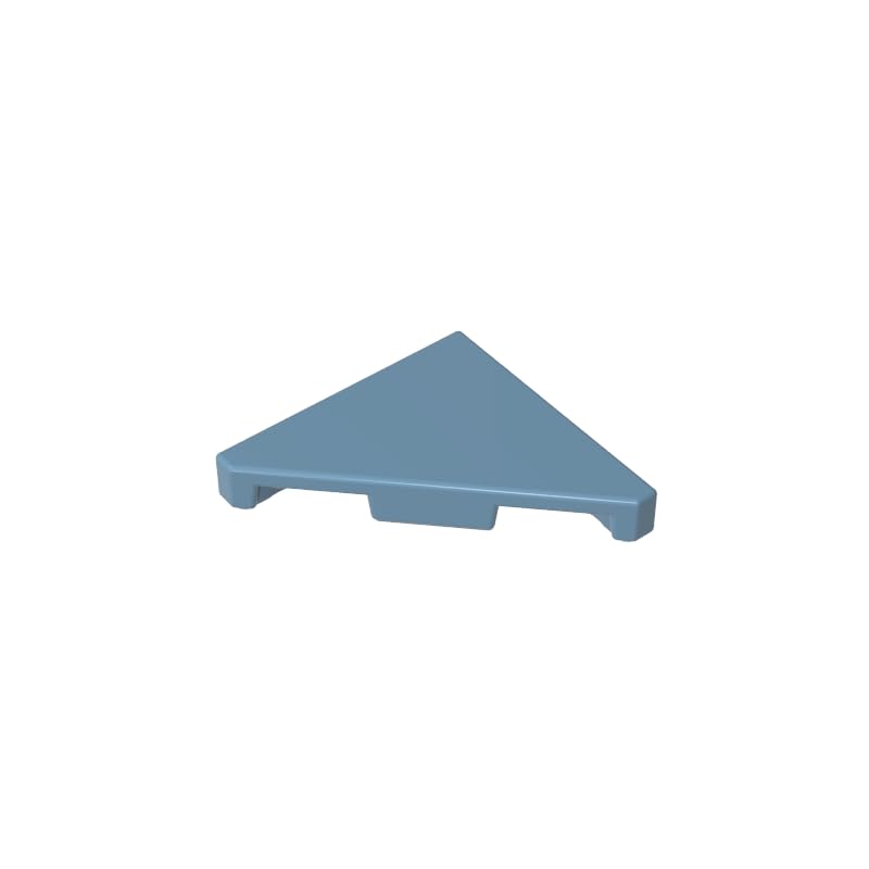 Ornaments 2X2 Triangle Light Panel 50PCS Compatible with Lego 35787 GDS-90492 Classic Bulk Toy MOC Color:Sand Blue