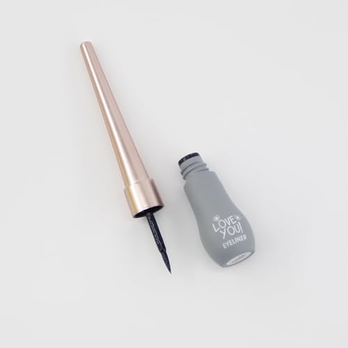 Delineador líquido negro resistente al agua pack x2 miniatura 1