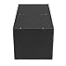 2Pcs Literature Organizer, 10 Slots Desktop File Mail Sorter Organizer, PVC File Organizer Classroom Student Mailbox Paper Bill Storage Cabinet for Home School Office Seminars(Black)