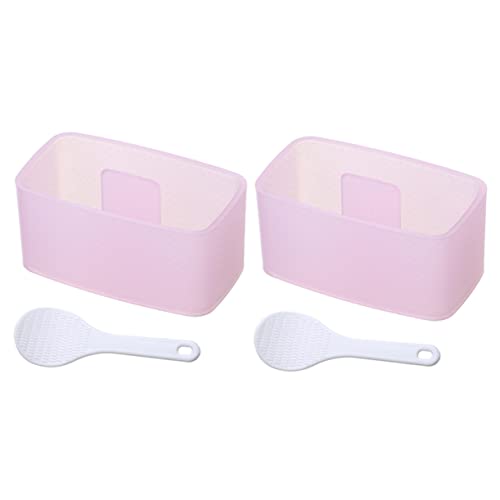 SOLUSTRE 2Sets Onigiri Molds and Rice Spoons DIY Rice Ball Making Tools for Sushi Compact Kitchen Gadgets for Homemade Healthy Snacks for Bento and Meals