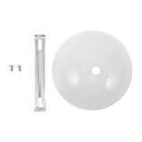 Profil semi-circulaire élégant : le design semi-circulaire unique de cette rosace de plafonnier apporte une touche d'élégance à toute pièce, s'harmonisant parfaitement avec les supports de luminaires et les suspensions modernes