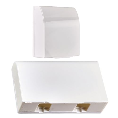 Cubierta De Enchufe De 2 Piezas, Cubierta De Enchufe Simple Y Dual, Protector De Zócalo, Cubierta Impermeable Adhesiva, Cubierta De Polvo, Dispositivo De Protección De Seguridad Para Bebés