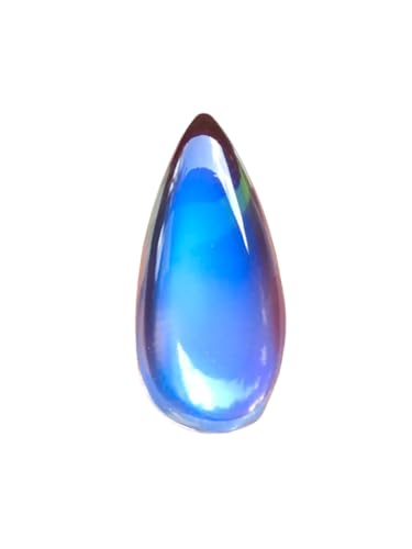 Pierre de lune naturelle poire cabochon 20x9mm pour sublimer vos bagues et pendentifs fait main