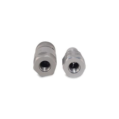 Image of 1 /2″ Flat Face Hydraulic Quick Couplers Set - 1 /2″ SAE Port