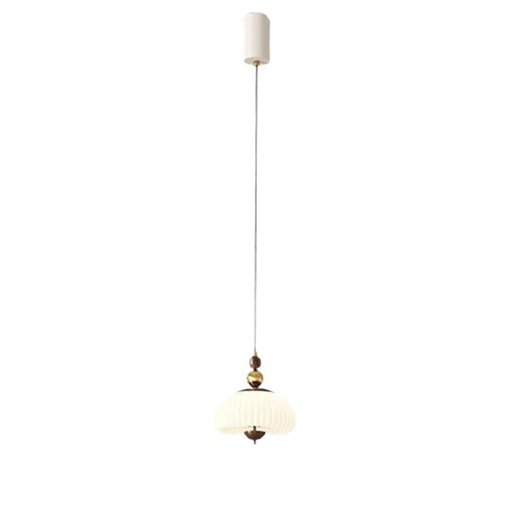RSZCSMO Medieval LED Bedroom Bedside Chandelier 7.1-inch French Retro Living Room Dining Room Acrylic Chandelier is Suitable for Bar Cafe Hotel,Lighting Fixture