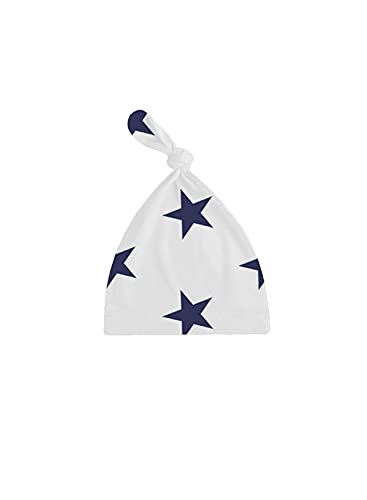 Image of A.T.U.N. (ALL THINGS UBER NICE) Unisex Kids Cotton Printed Knot Hats for Baby Boys and Girls (Pack of 3)