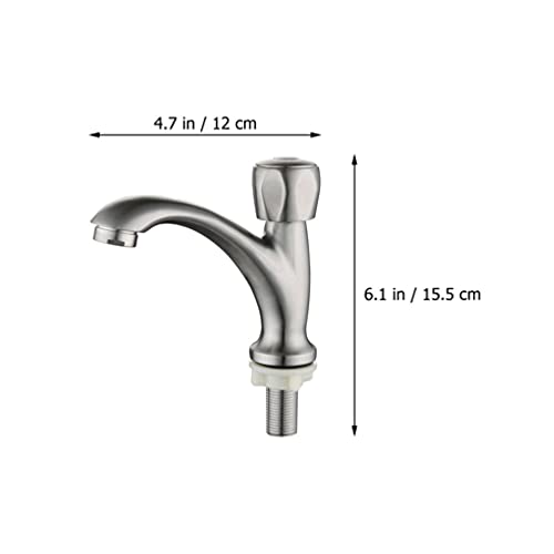 Robinet d'eau froide pour lavabo éliminant les fuites et les éclaboussures