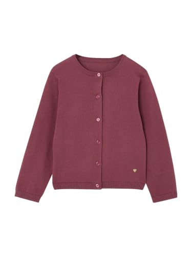 Vertbaudet Mädchen Strickjacke Basics Pflaume 140