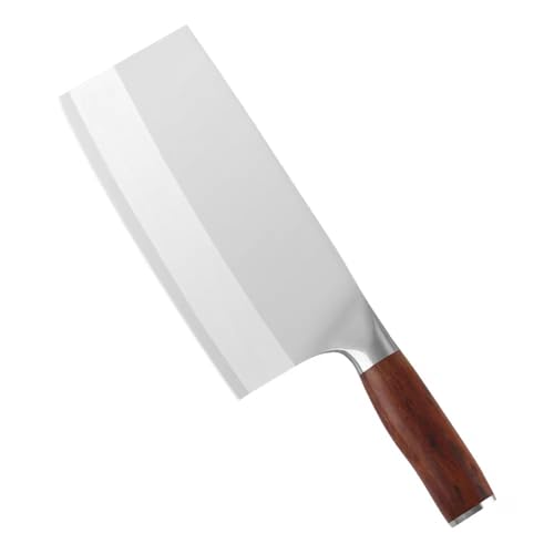 Image of Wizbiz 7 Inch Blade Meat Cleaver Knife for Kitchen Heavy Duty Meat Knife Butcher Cleaver Chopper for Cutting Mutton, Chicken, Bones Vegetable - Kitchen Cutting Tool