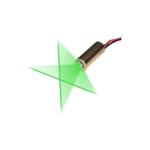 Quarton Laser Module VLM-520-29 LPT Direct Green Cross Line Laser Module (Line-Width optimize at Short Distance) Cover
