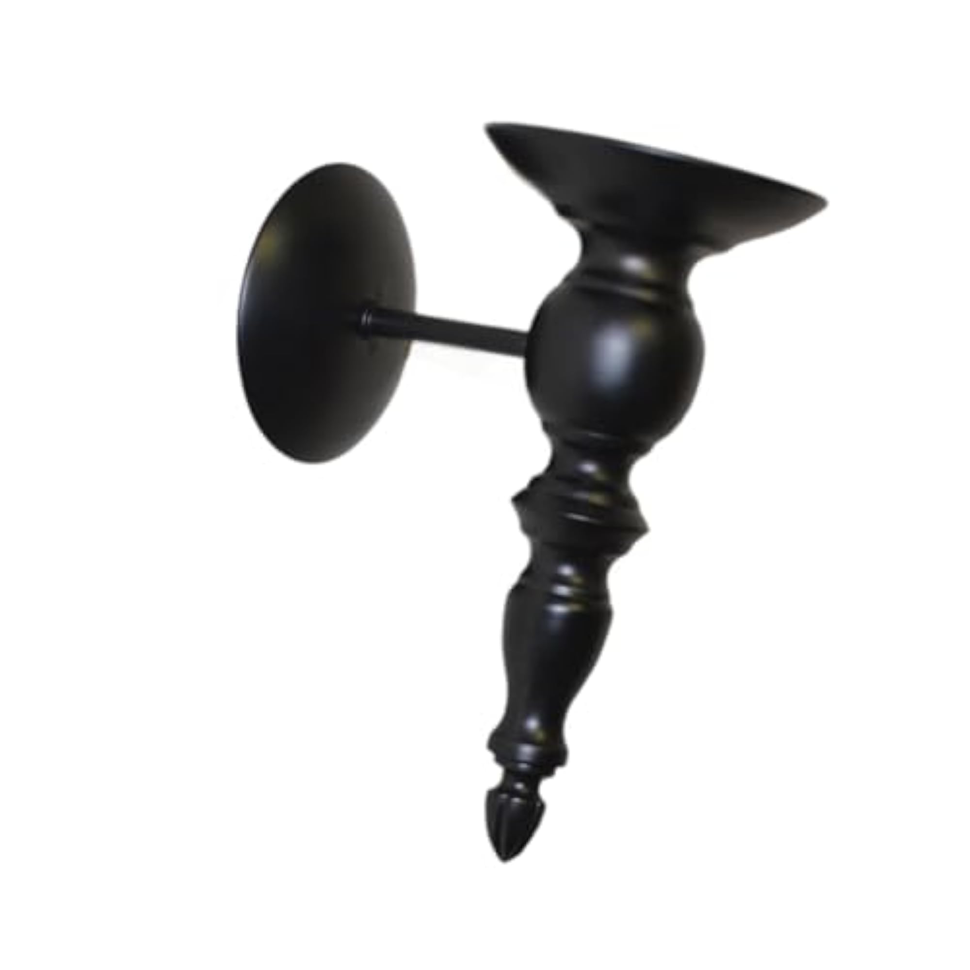 Wall Sconce Candle Holder for Tealight, Black Decor