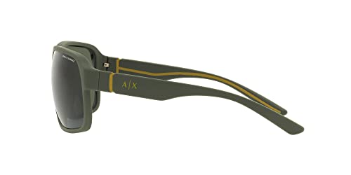 Image of Armani Exchange mens Ax4131su Universal Fit Square Sunglasses