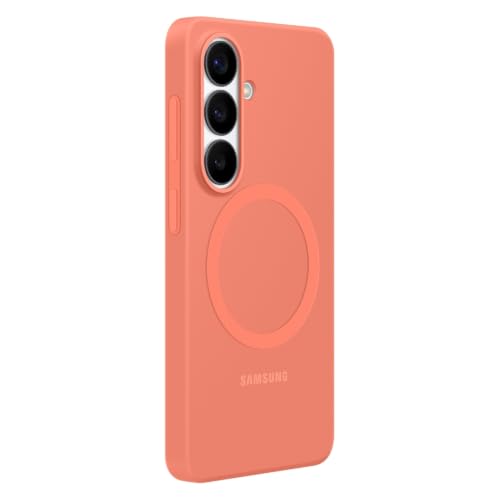 Image of Samsung Galaxy S26 Silicone Magnet Case, Coral Red