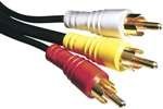 Câble RCA Dv12av de 3,7 m pour brancher votre magnétoscope au téléviseur du salon