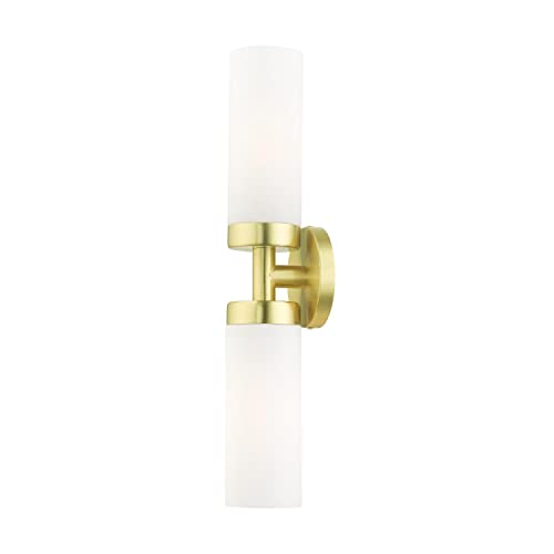 Image of Livex Lighting, 15072-12, Aero, ADA Vanity Sconce, Satin Brass