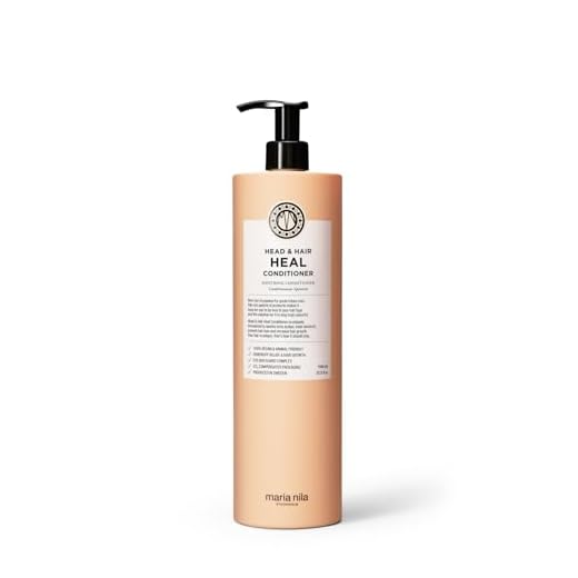 Maria Nila Head & Hair Heal Conditioner 1000 ml - Lugnande och Hårväxtstimulerande Balsam med Naturligt Aloe Vera Extrakt. 100% Veganskt. Sulfatfritt och Parabenfritt.