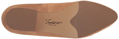 Trotters Women's Pump Ballet Flat, Camel Suede, 10.5 X-Wide4
