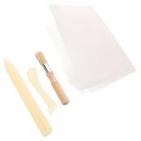 DOITOOL Buchbindeset mit Buchbinderleinen Falzbein und Klebepinsel Reparaturset für Antike Bücher Zur Buchrestaurierung und Buchbindung