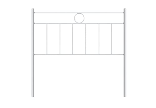 Cabecero de Forja LM | Color Blanco | Medida: 135 cm