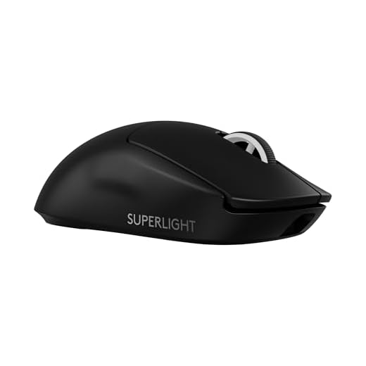Logitech G PRO X Superlight 2 Lightspeed Kabellose Gaming-Maus, Lightweight, LIGHTFORCE Hybrid-Schalter, Hero 2 Sensor, 32.00DPI, 5 programmierbare Tasten, USB-C-Ladung, PC & Mac - Schwarz