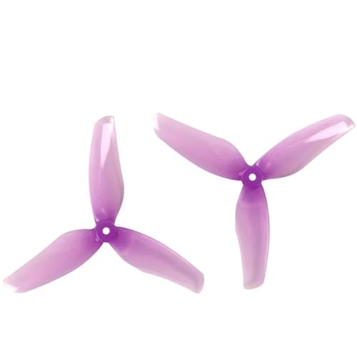 Hélices drone rc 2009 bipales violettes pour moteurs FPV de 1.5mm