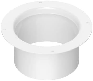 2 Flange Per Tubo Di Ventilazione 100mm - In ABS Nero, Per Aspirazione O Sfiato Asciugatrice - Foto 9